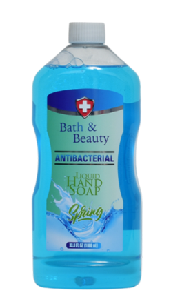 ANTIBACTERIAL LIQUID HAND SOAP SPRING